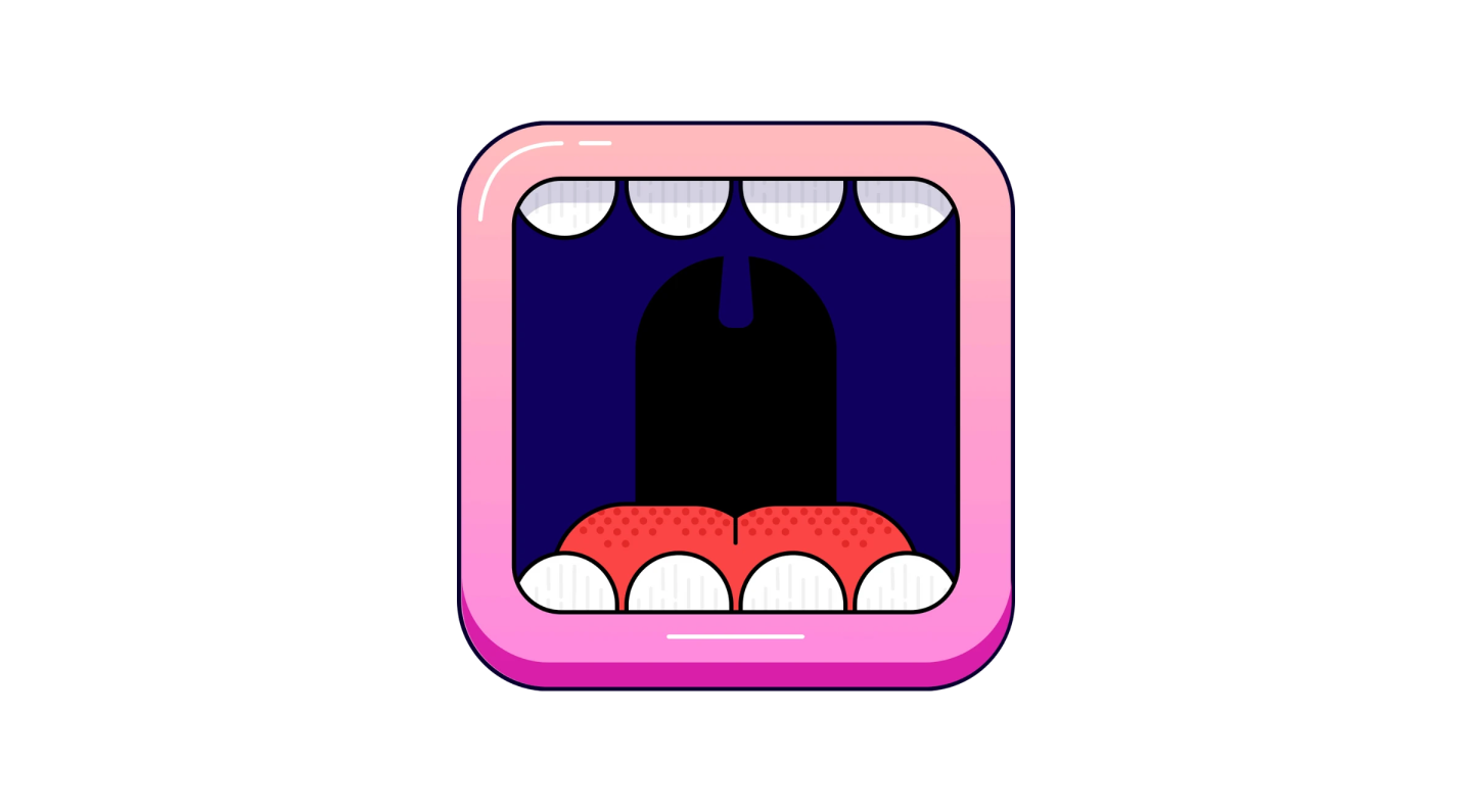 Open Mouth Illustration